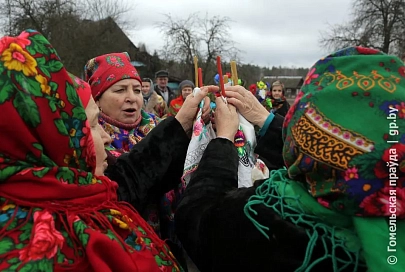 У вёсцы Новае Палессе Лельчыцкага раёна  прайшоў абрад «Грамніцы»
